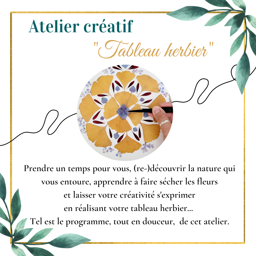 Atelier créatif herbier Atelier créatif herbier